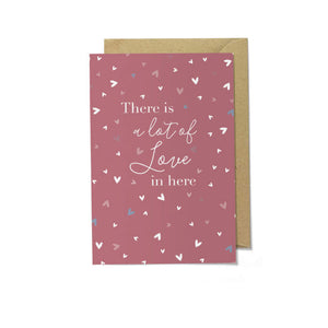 3D Video Greeting Card "A Lot Of Love" with your video message
