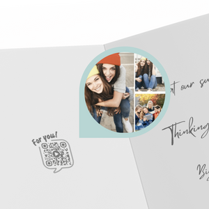 Video Greeting Card with Video & Photos "Thank You"