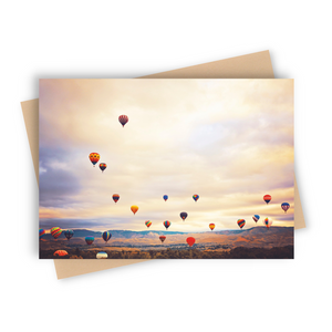 Video Greeting Card with Video & Photos "Hot Air Balloons"