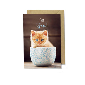 3D Video Greeting Card "For You" with your video message