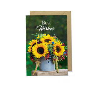 3D Video Greeting Card "Best Wishes" with your video message